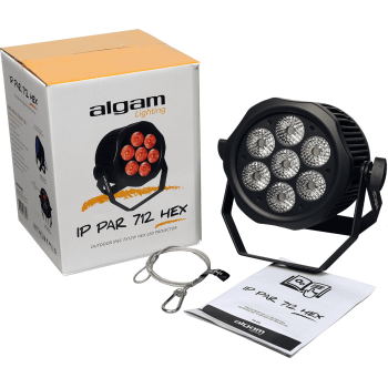 ALGAM LIGHTING IP-PAR-712-HEX par led ip65 - 7 x 12w hex