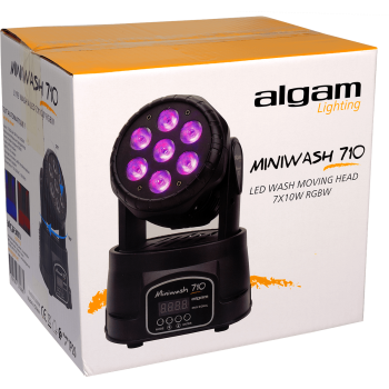 ALGAM LIGHTING MINIWASH710 lyre wash leds 7 x 10w rgbw