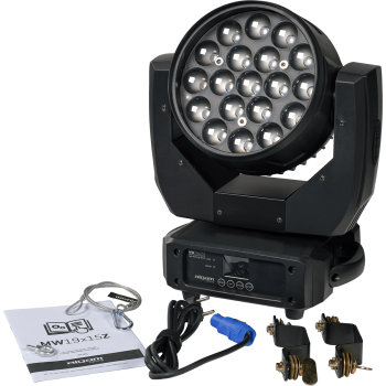 ALGAM LIGHTING MW19X15Z lyre wash zoom 19 x 15w leds 4 en 1