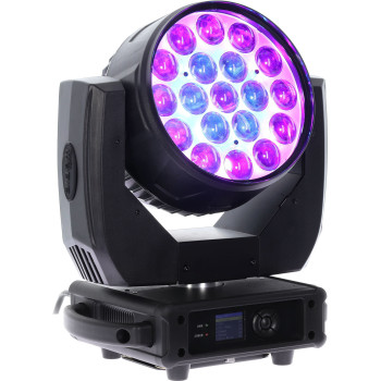 ALGAM LIGHTING MW19X15ZX lyre wash zoom 19 x 15w led rgbw