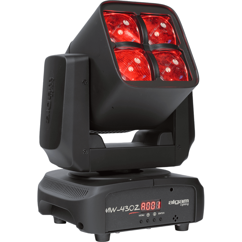 ALGAM LIGHTING MW430ZOOM lyre wash led zoom 4 x 30w rgbw