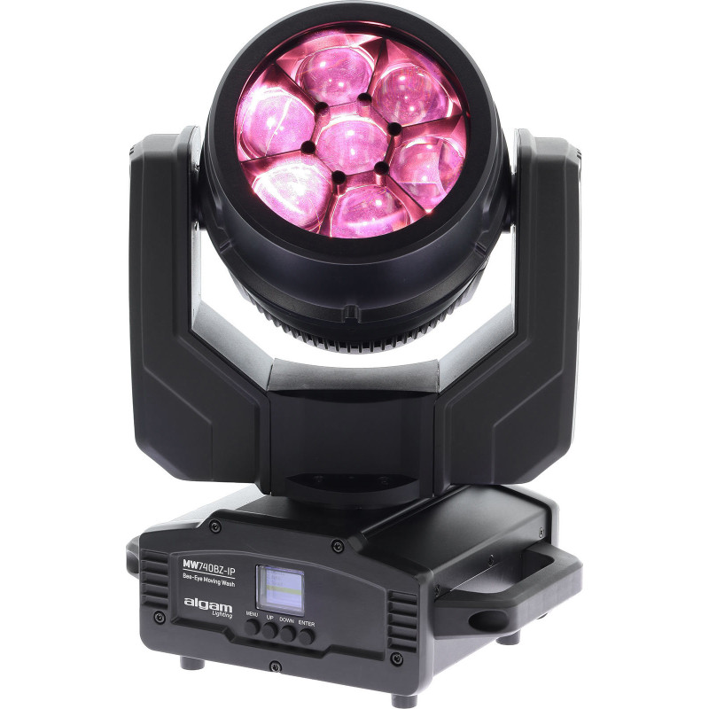 ALGAM LIGHTING MW740BZ-IP lyre wash 7 x 40w led rgbw