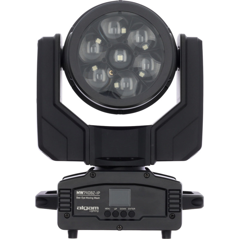 ALGAM LIGHTING MW740BZ-IP lyre wash 7 x 40w led rgbw