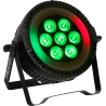 ALGAM LIGHTING PARWASH76-RING par wash 7x 6w + anneau led