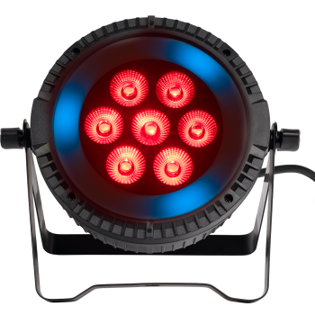 ALGAM LIGHTING PARWASH76-RING par wash 7x 6w + anneau led