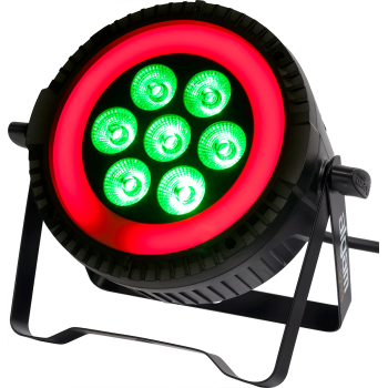 ALGAM LIGHTING PARWASH76-RING par wash 7x 6w + anneau led