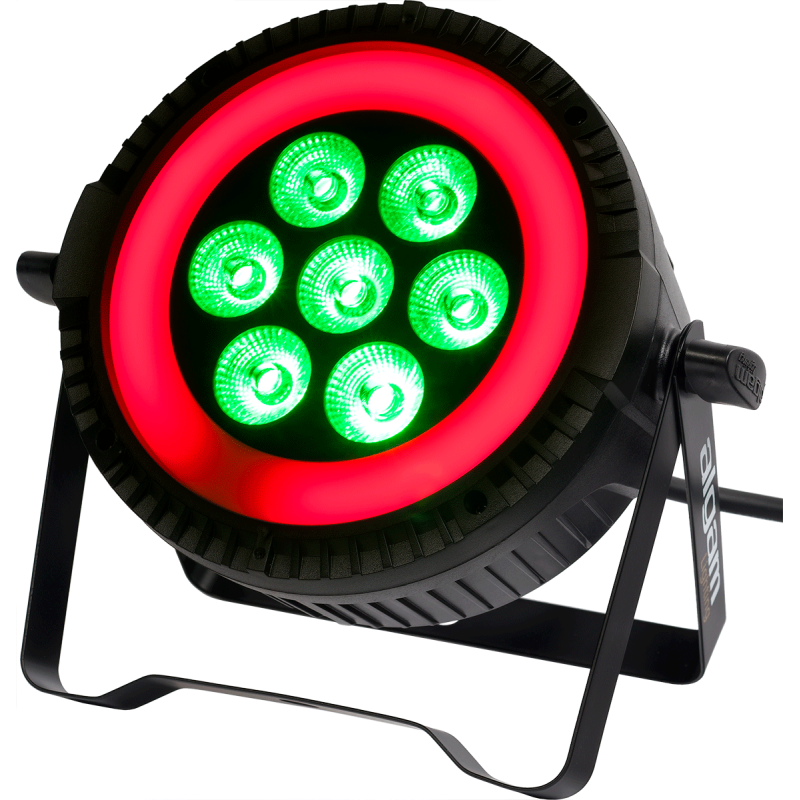 ALGAM LIGHTING PARWASH76-RING par wash 7x 6w + anneau led