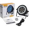 ALGAM LIGHTING PARWASH76-RING par wash 7x 6w + anneau led