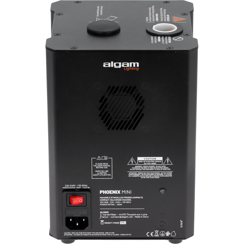 ALGAM LIGHTING PHOENIX-MINI machine compacte à étincelles froides