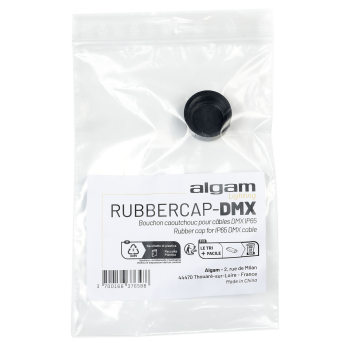 ALGAM LIGHTING RUBBERCAP-DMX bouchons caoutchouc pour câbles ip65