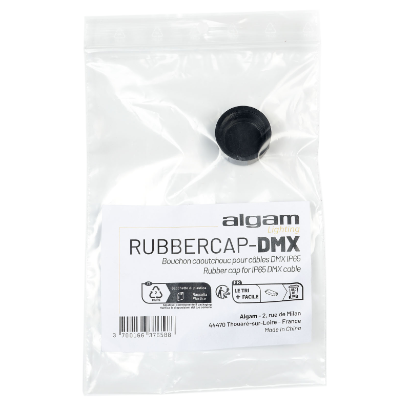 ALGAM LIGHTING RUBBERCAP-DMX bouchons caoutchouc pour câbles ip65