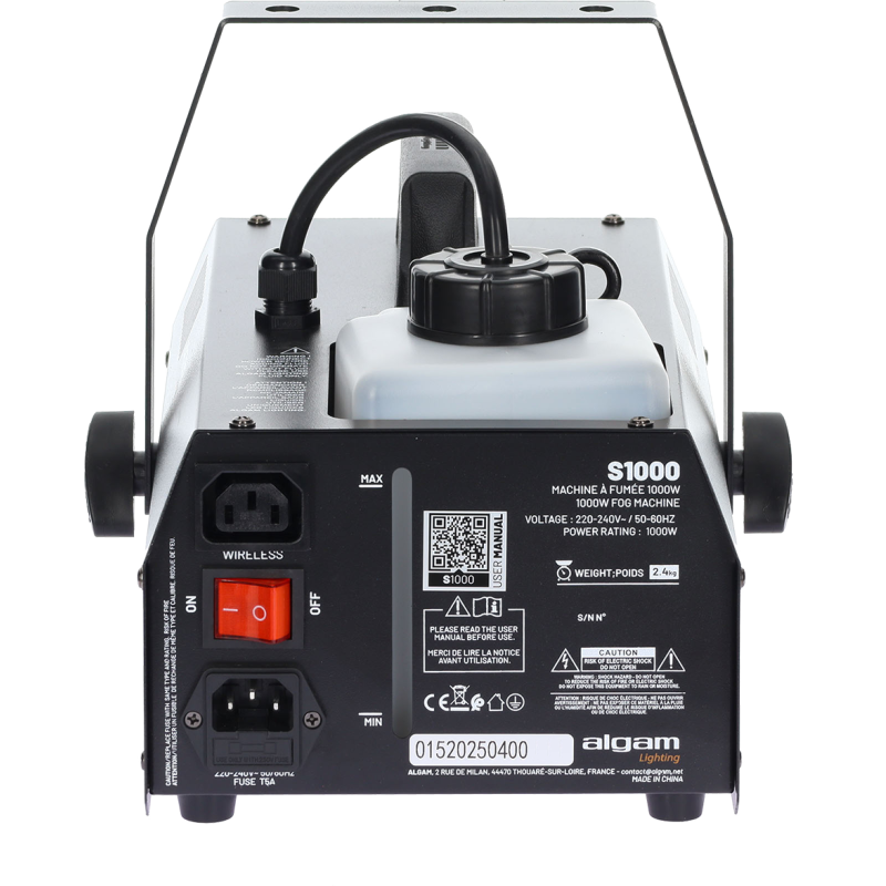 ALGAM LIGHTING S1000 machine à fumée 1000w