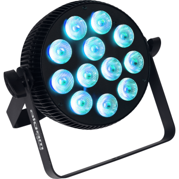 ALGAM LIGHTING SLIMPAR-1210-QUAD projecteur à led 12x10w 4-en-1 rgbw slim