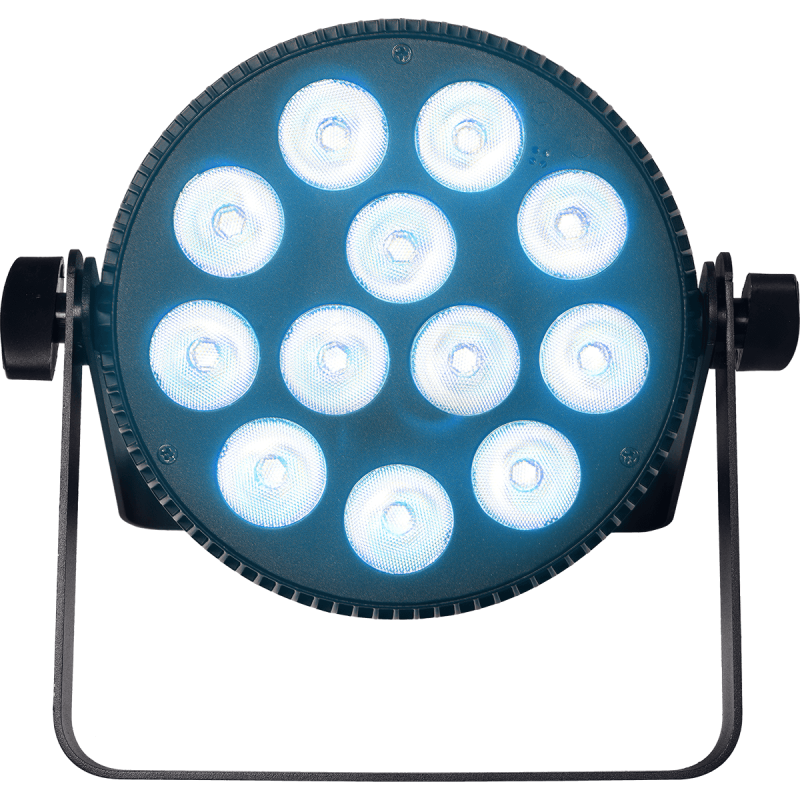 ALGAM LIGHTING SLIMPAR-1210-QUAD projecteur à led 12x10w 4-en-1 rgbw slim