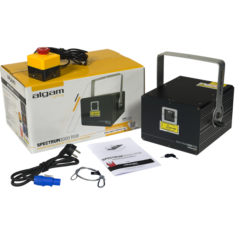 ALGAM LIGHTING SPECTRUM3000RGB laser d'animation spectrum 3000 rgb
