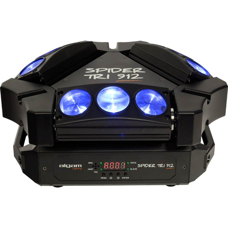 ALGAM LIGHTING SPIDER-TRI-912 mini-barres motorisées beam 9x 12w