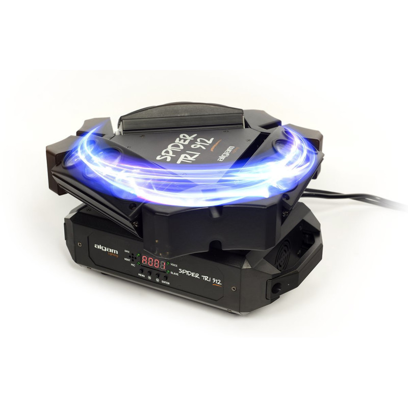 ALGAM LIGHTING SPIDER-TRI-912 mini-barres motorisées beam 9x 12w