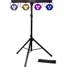 ALGAM LIGHTING STAGEBAR-II projecteurs à led sur pied et pédalier