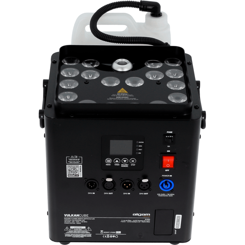 ALGAM LIGHTING VULKAN-CUBE machine à fumée verticale led