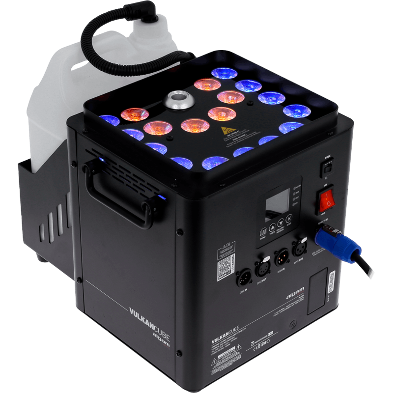 ALGAM LIGHTING VULKAN-CUBE machine à fumée verticale led