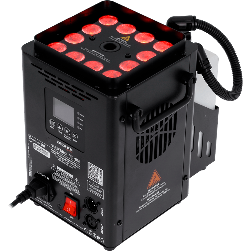 ALGAM LIGHTING VULKAN-CUBE-MINI machine geyser verticale compacte