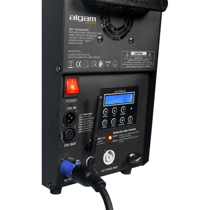 ALGAM LIGHTING VULKAN-PRO machine effet co2 vertical-horizontal