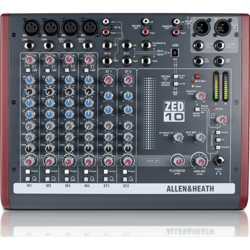ALLEN & HEATH ZED-10 table de mixage zed-10
