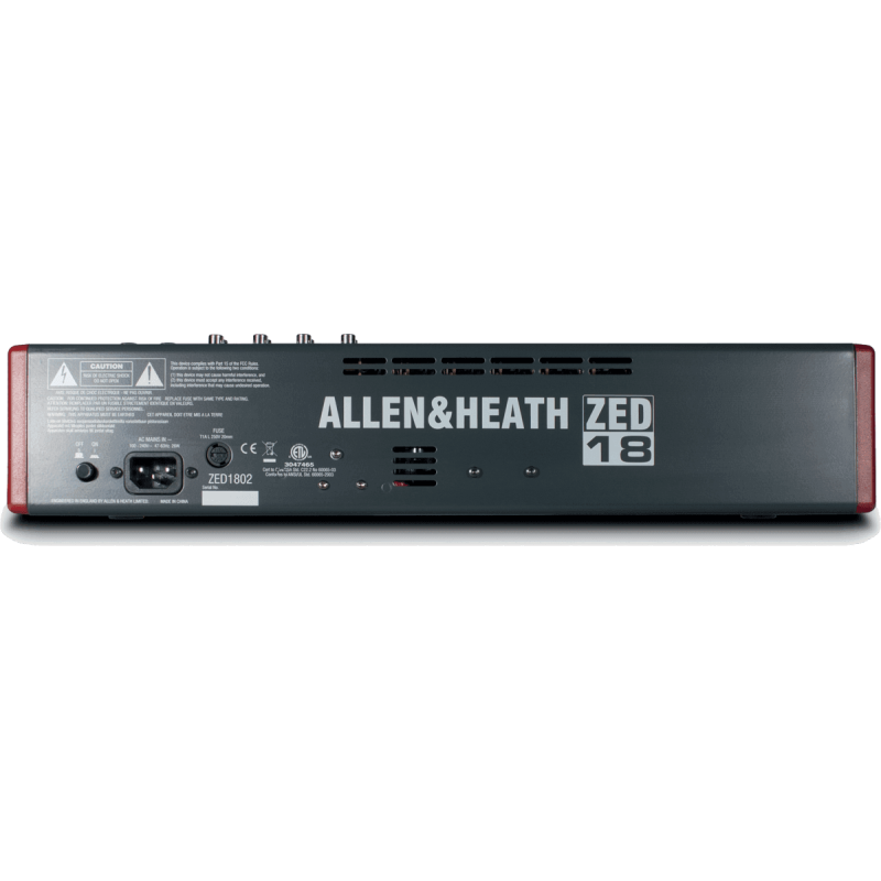 ALLEN & HEATH ZED-18 table de mixage zed-18