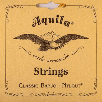 AQUILA 6B jeu de cordes banjo 5 cordes tout nylgut tirant light