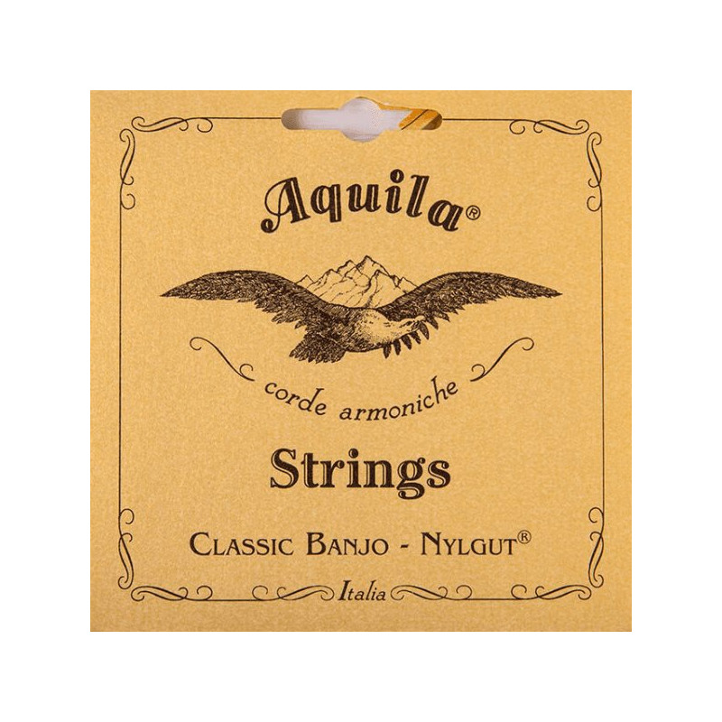 AQUILA 6B jeu de cordes banjo 5 cordes tout nylgut tirant light