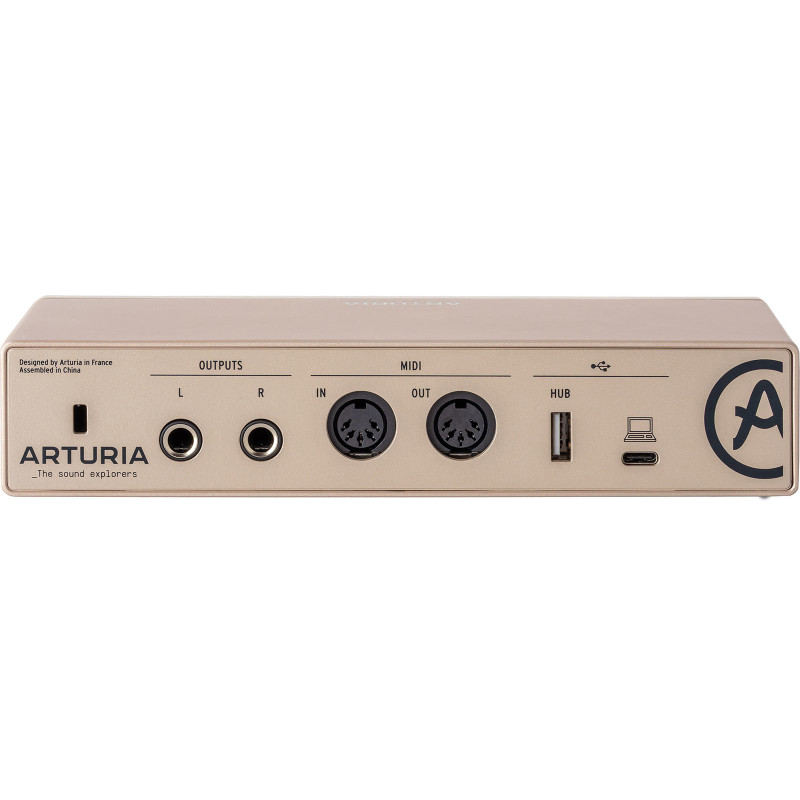 ARTURIA MINIFUSE2-CH interface audio usb 2 entrée minifuse champagne - édition limitée