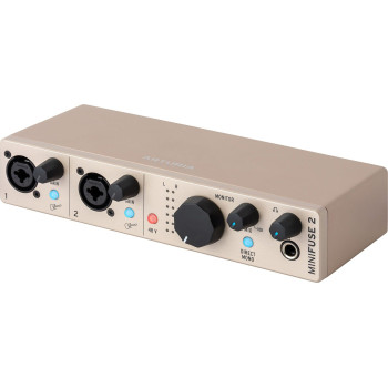 ARTURIA MINIFUSE2-CH interface audio usb 2 entrée minifuse champagne - édition limitée