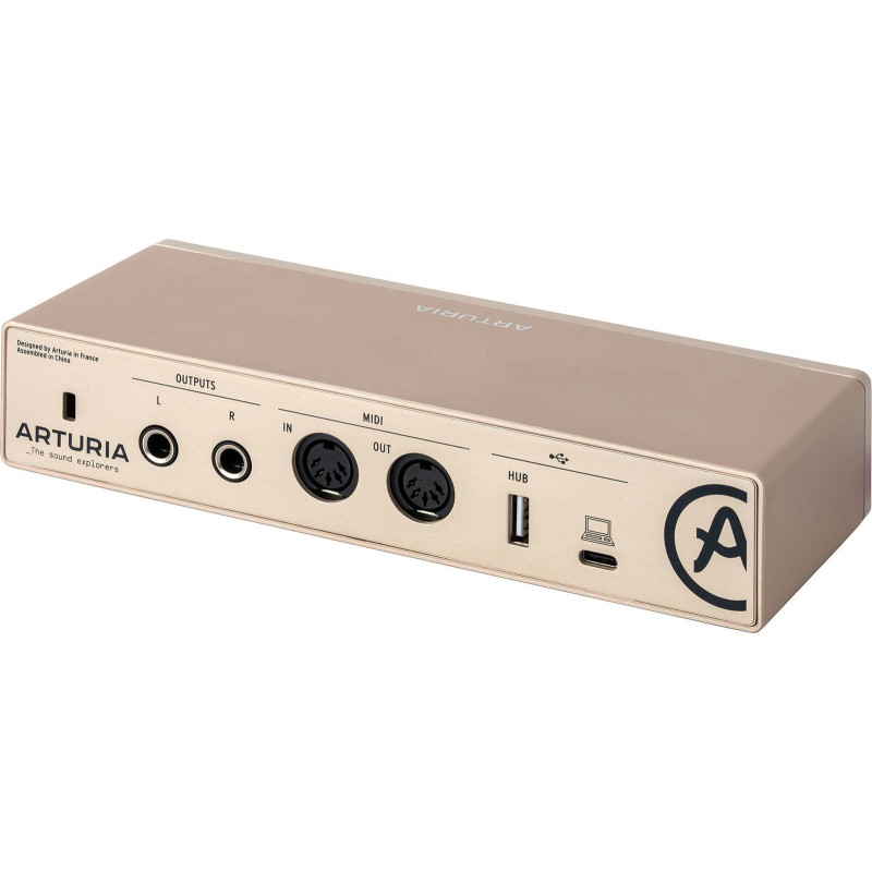 ARTURIA MINIFUSE2-CH interface audio usb 2 entrée minifuse champagne - édition limitée