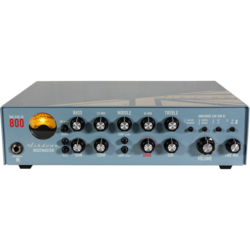 ASHDOWN UK-RBM-800 tête d'ampli basse rootmaster 800w made in uk