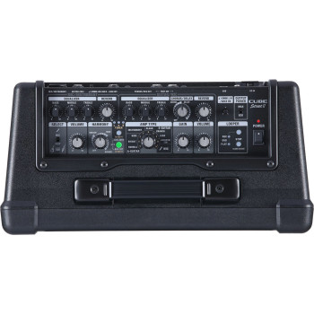 BOSS CUBE-ST2 10 watt stereo dual channel amplifier battery powered including looper vocal harmony and other effects black