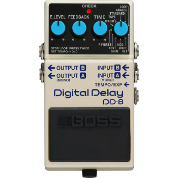 BOSS DD-8 advanced compact digital delay avec 11 delay modes