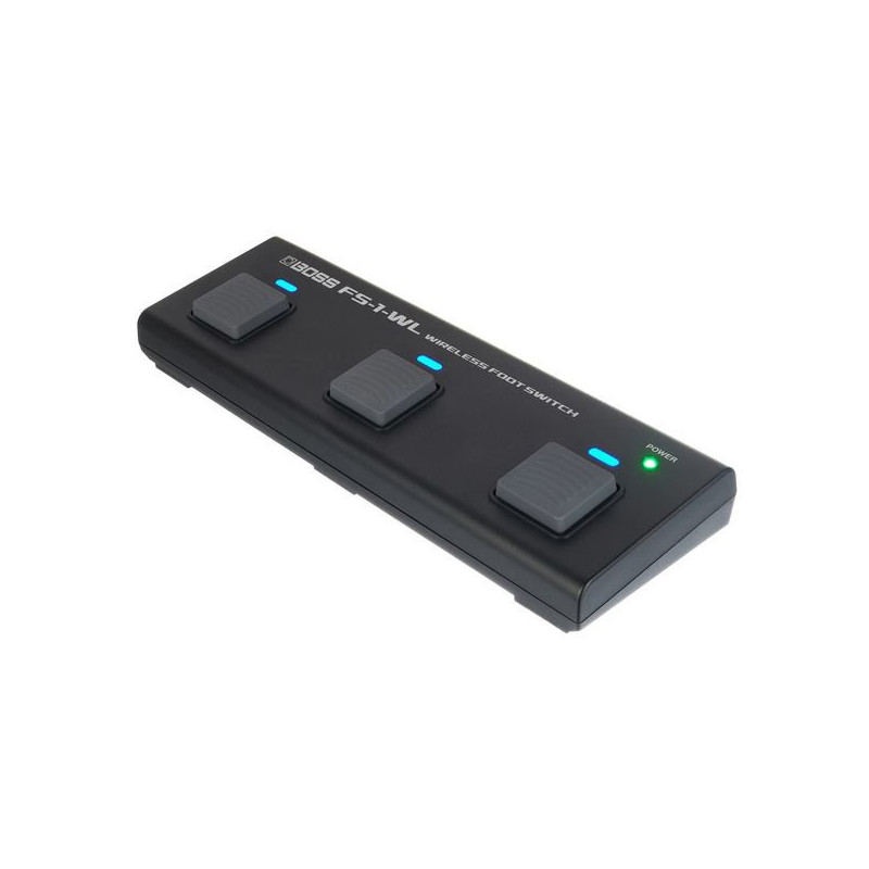 BOSS FS-1-WL wireless 3 button footswitch avec midi and smart device / tablet control functions