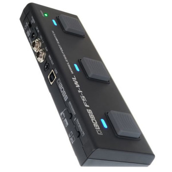 BOSS FS-1-WL wireless 3 button footswitch avec midi and smart device / tablet control functions