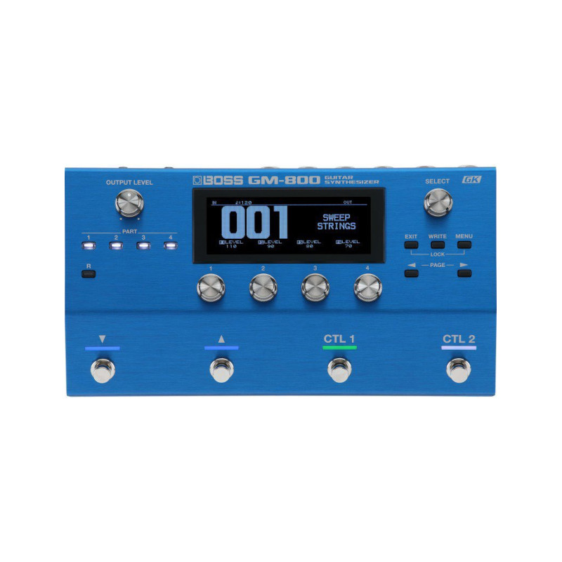 BOSS GM-800 guitar synthesizer avec zen-core sound engine