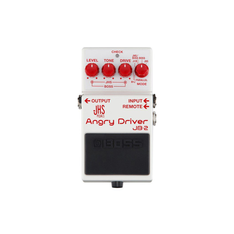 BOSS JB-2 angry driver overdrive in collaboration avec jhs effects