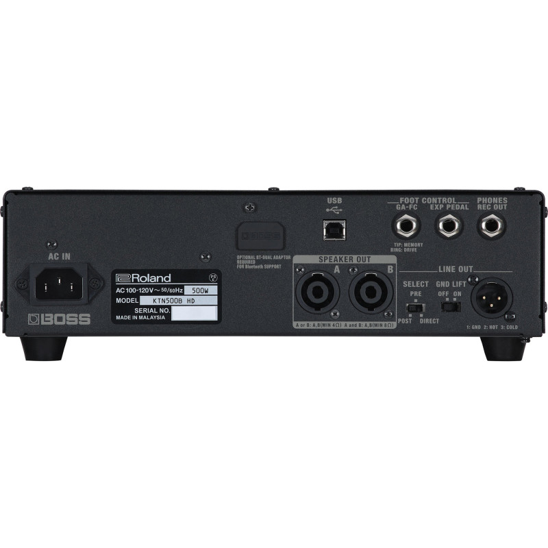 BOSS KATANA500B HD compact 500-watt tete ampli basse