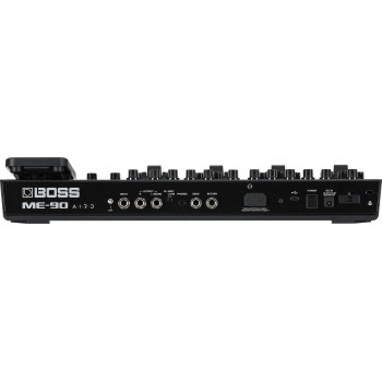 BOSS ME-90 hands-on guitar processor avec a compact design and premium boss amps and effects derived from the gt-1000