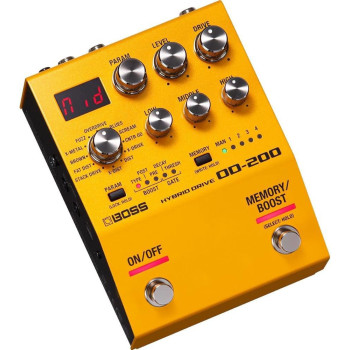 BOSS OD-200 hybrid drive avec 12 modes and midi