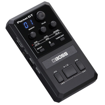 BOSS POCKET-GT pocket sized, desktop multi effects processer avec youtube intergration