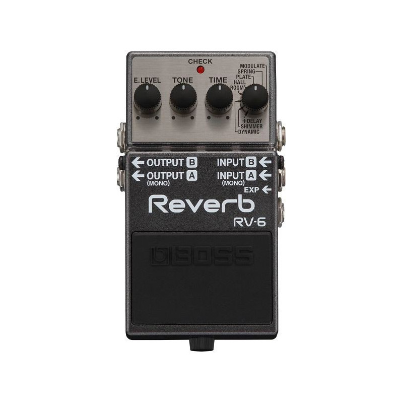 BOSS RV-6 compact reverb avec 8 modes