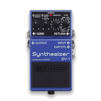 BOSS SY-1 compact pedale guitar synthesizer avec 121 modes