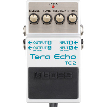 BOSS TE-2 unique delay effect avec mdp technology