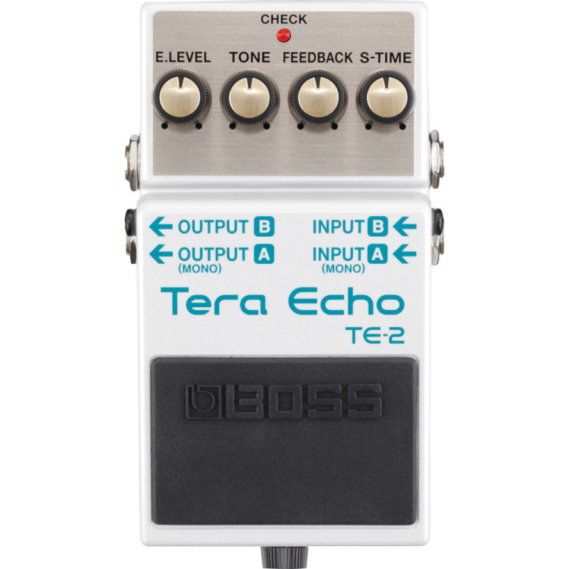 BOSS TE-2 unique delay effect avec mdp technology