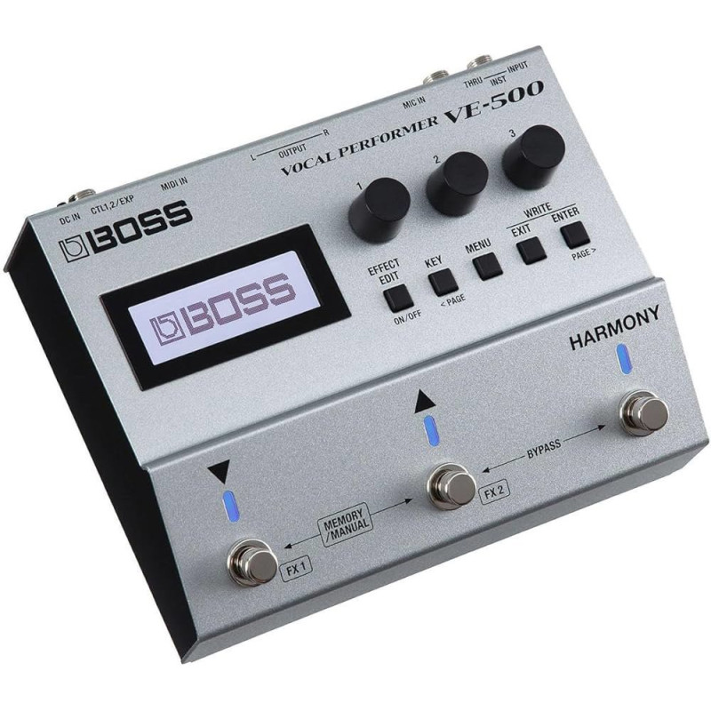 BOSS VE-500 vocal effects pour pedaleboards