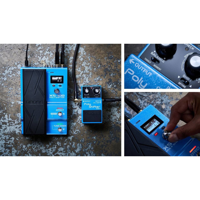 BOSS XS-100 pitch shifter avec pedale d'expression